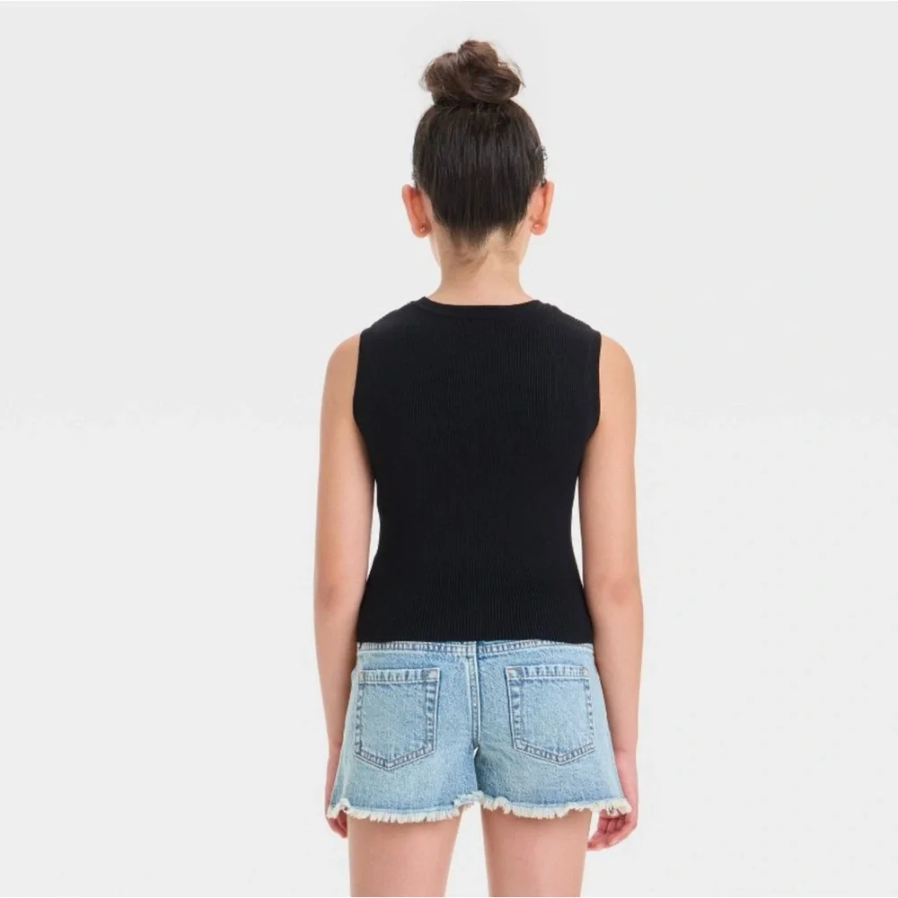 Art Class Ribbed Sweater Tank Top
